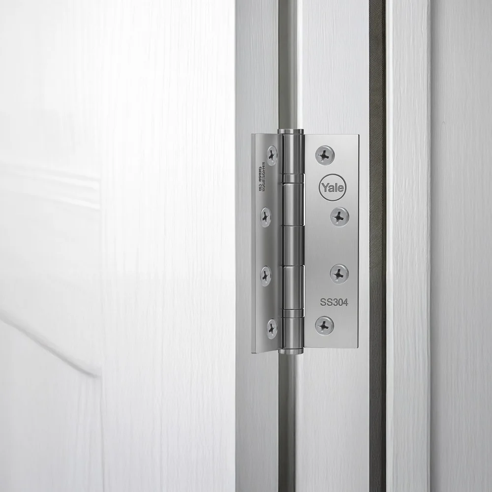 Ball Bearing Butt Hinges, 5.0x 3.0 x 3mm , Satin Steel finish, Pack of 2 - Image 6