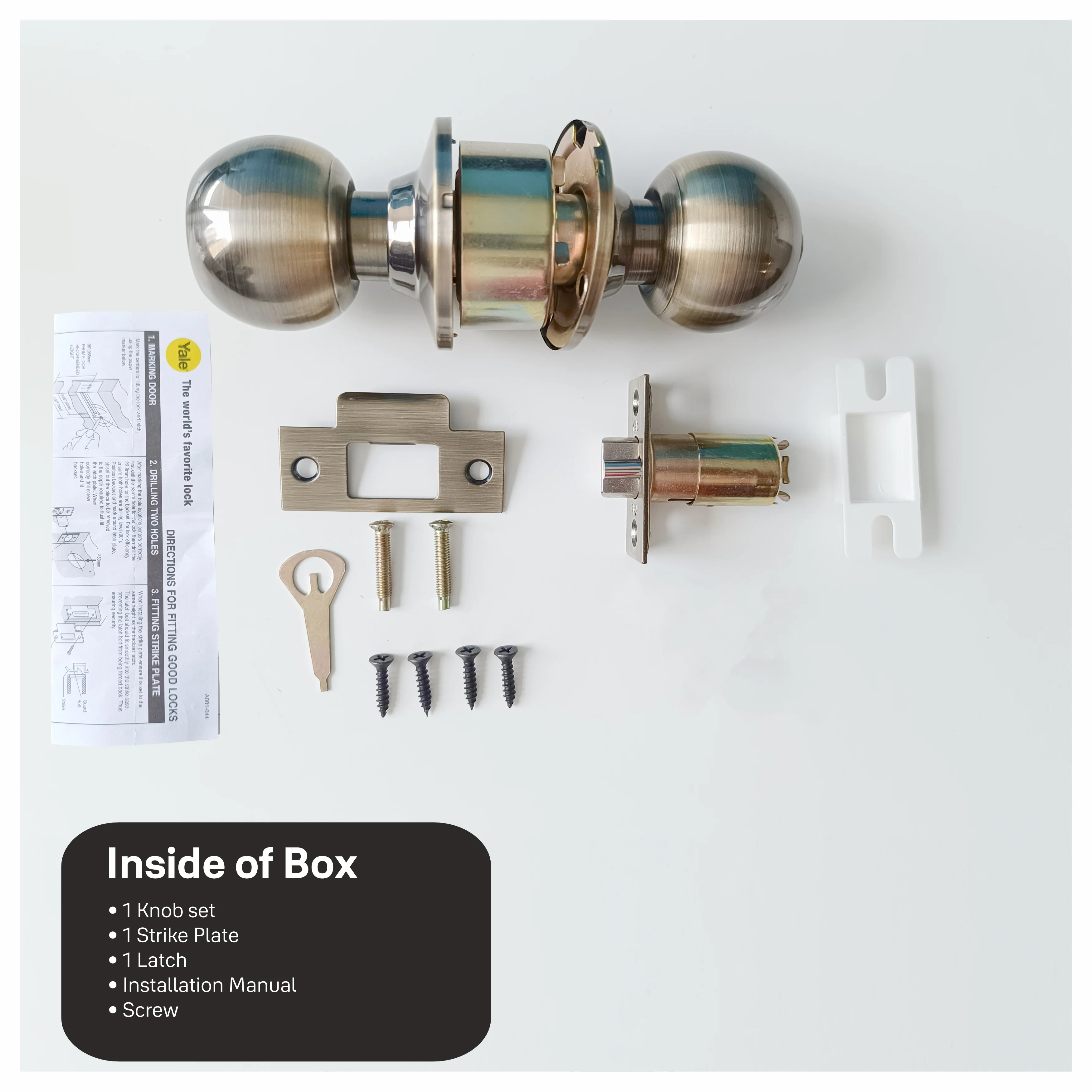 CA5122 Knobset- 60/70mm B/S, Bathroom Antique Brass - Image 11