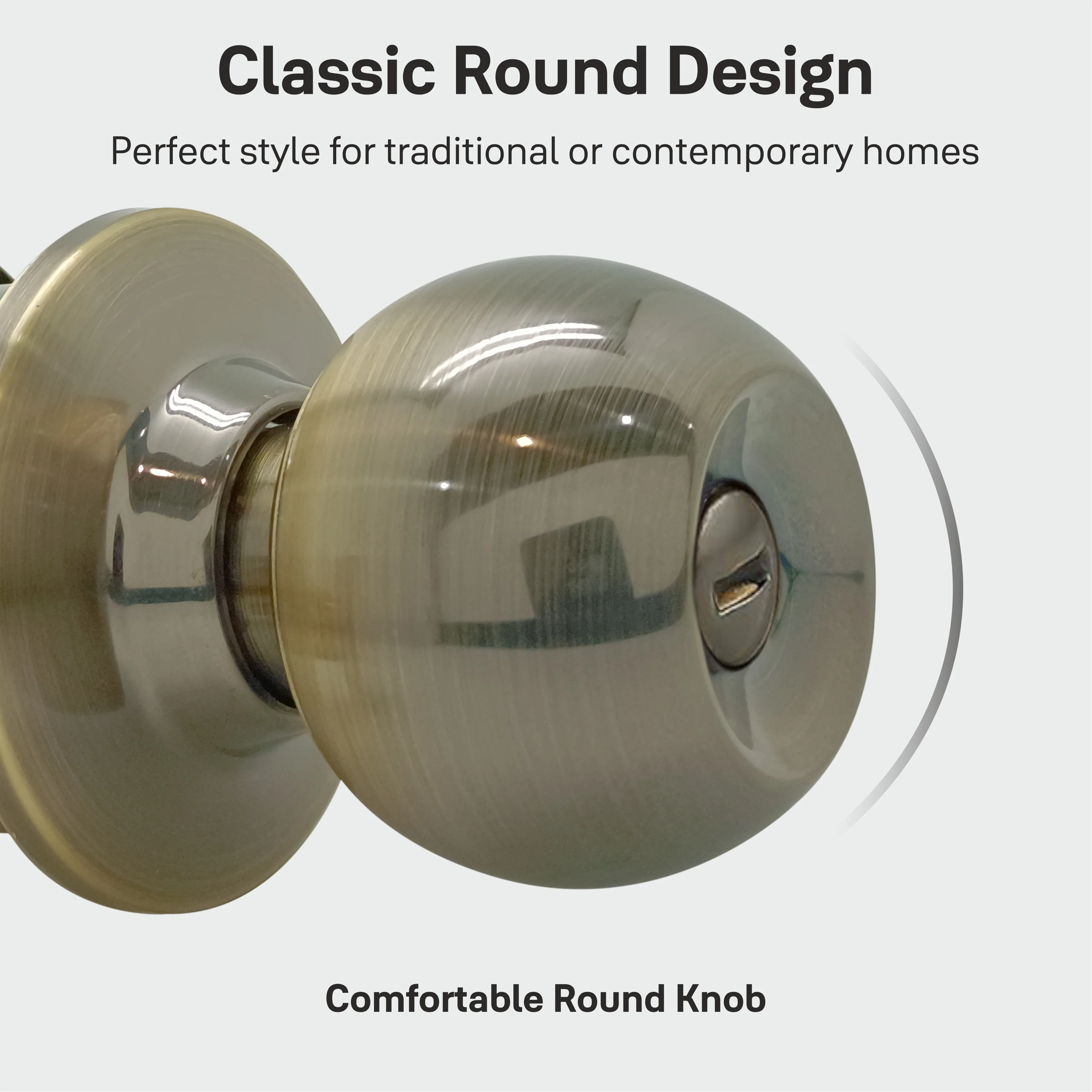 CA5122 Knobset- 60/70mm B/S, Bathroom Antique Brass - Image 6