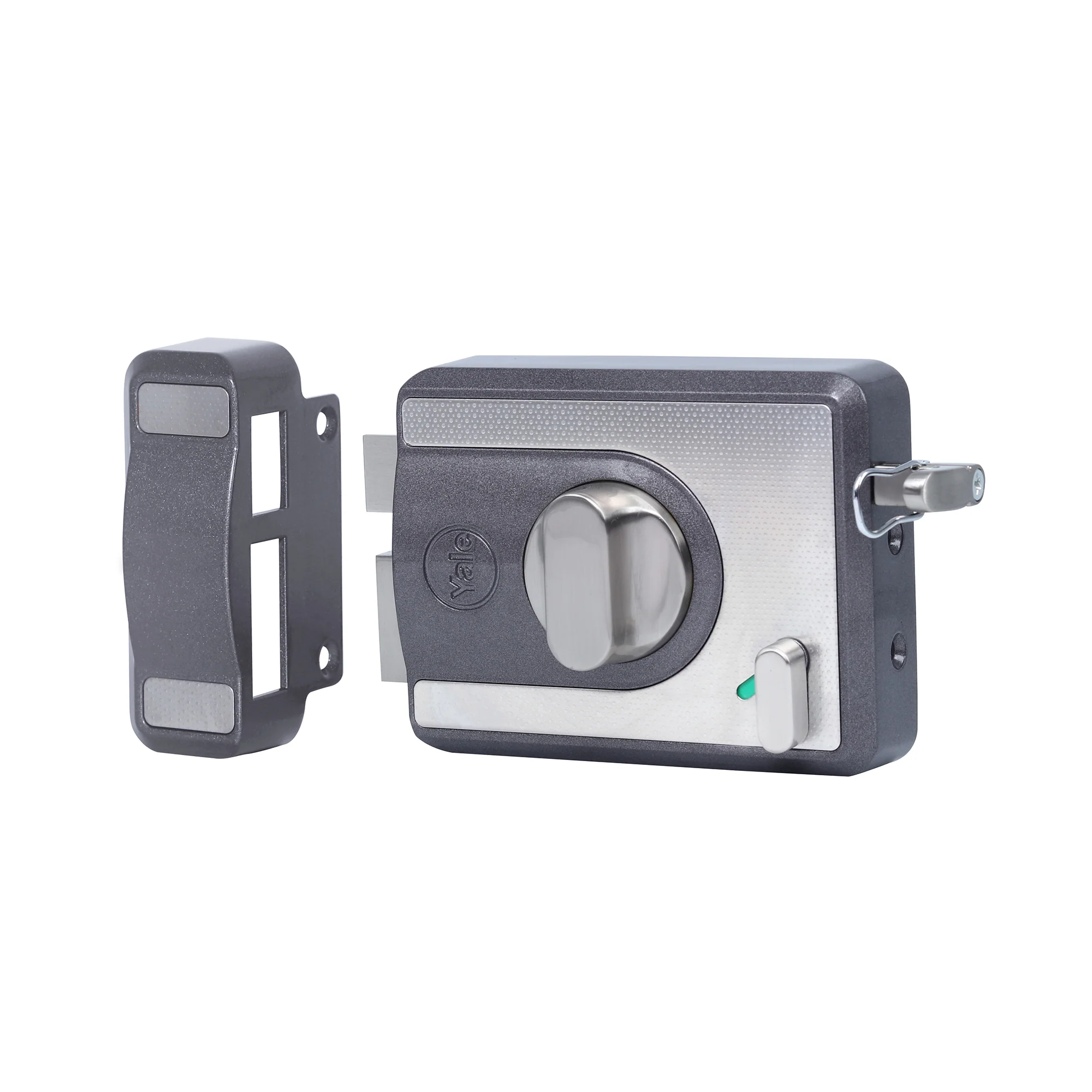 CBS-Cinco Stark Series Premium Rim Main Door Lock , Knob Inside, Grey - Image 7