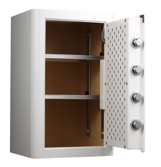 Classic Fingerprint Safe Locker for home and office 580/W1 - White, Multi Bolt Locking - Image 8