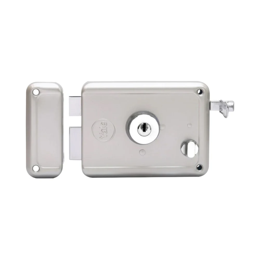 R600 DC, Main door rim lock, With both side keys, Regular Keys, Silver - Image 3