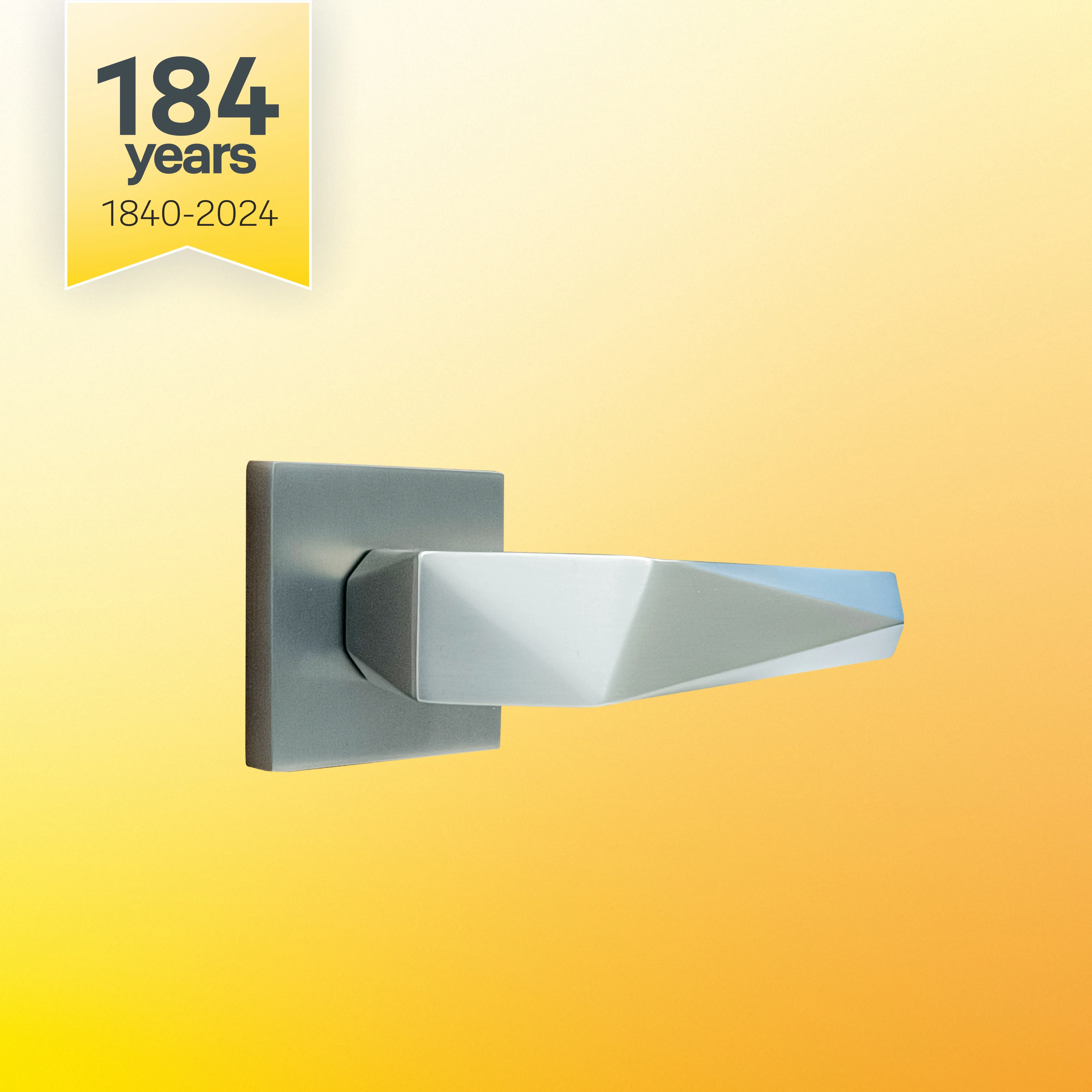 SM-01-01-01 Yale SM series Mortise Lock Comboset with Rose and Escutcheons, Cylinder with Knob inside and keys Outside, SS Finish - Image 8