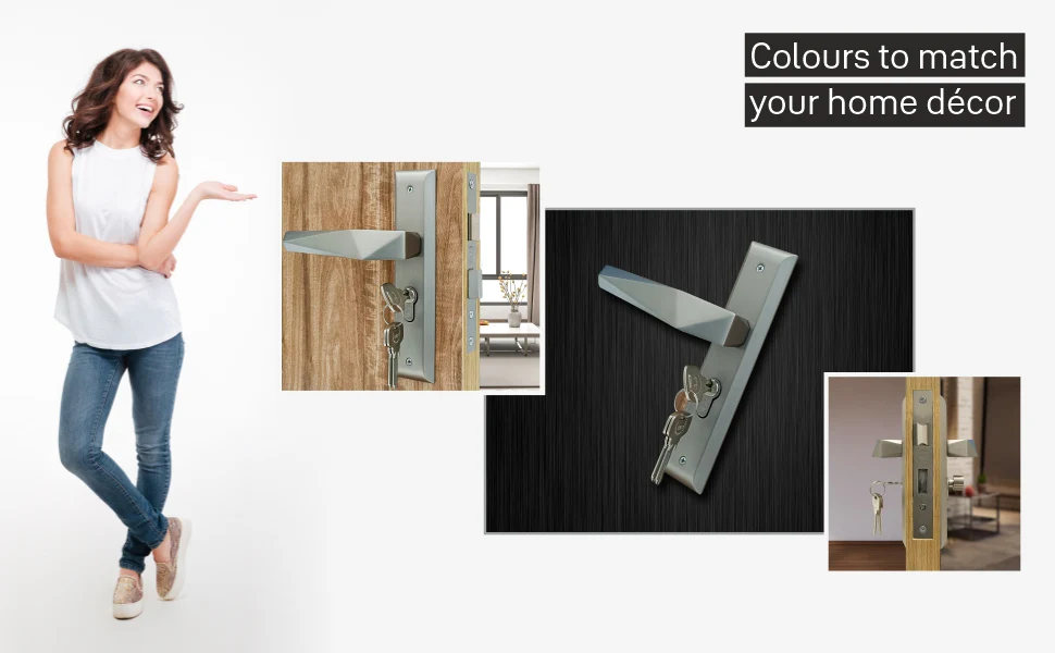 SM-01-02-01 Yale SM series Mortise Lock Comboset with backplated Handle, Cylinder with Knob inside and keys Outside, SS Finish - Image 6