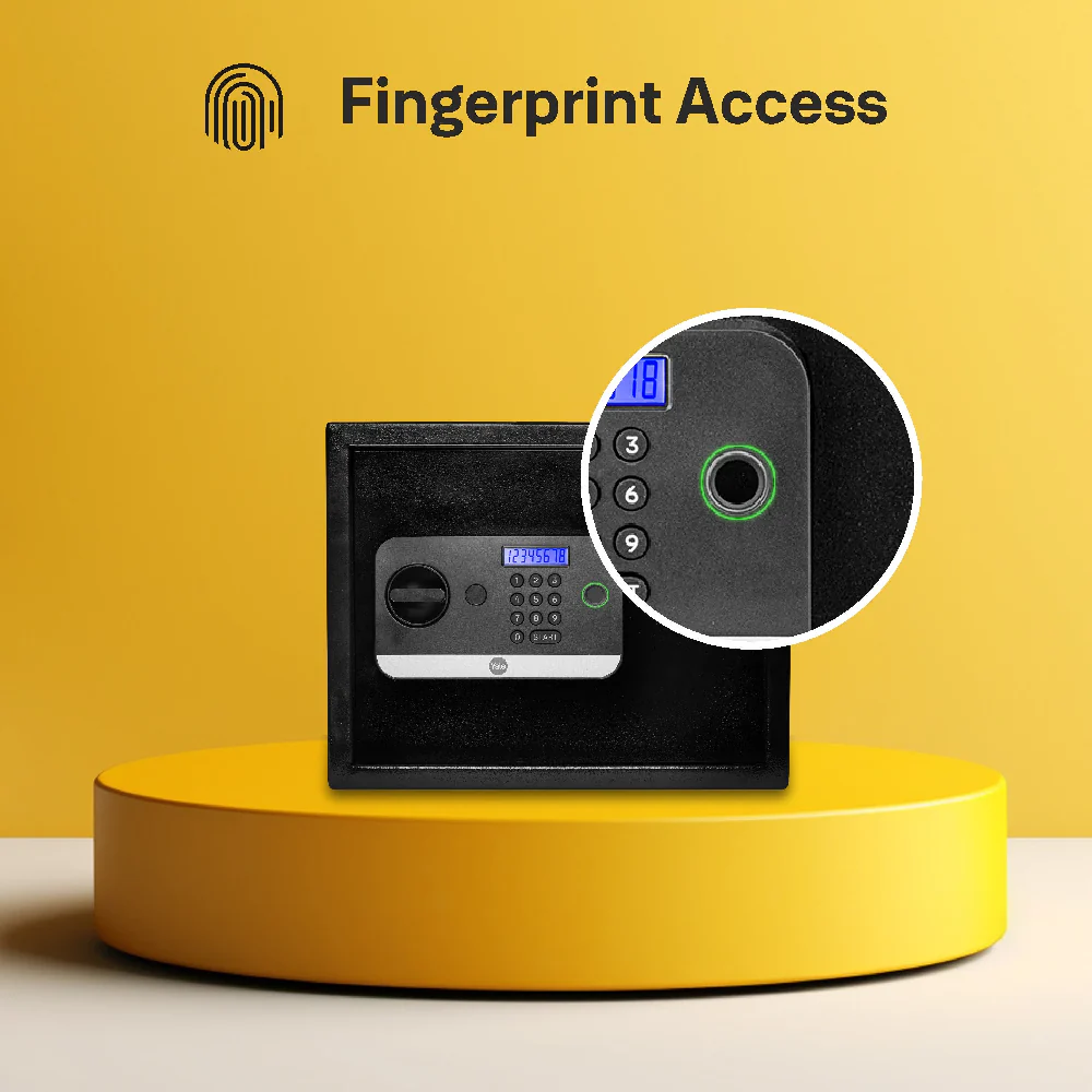 Yale Stellar 250 Biometric Safe Locker with Keypad- Medium, 16.7 litre - Image 8