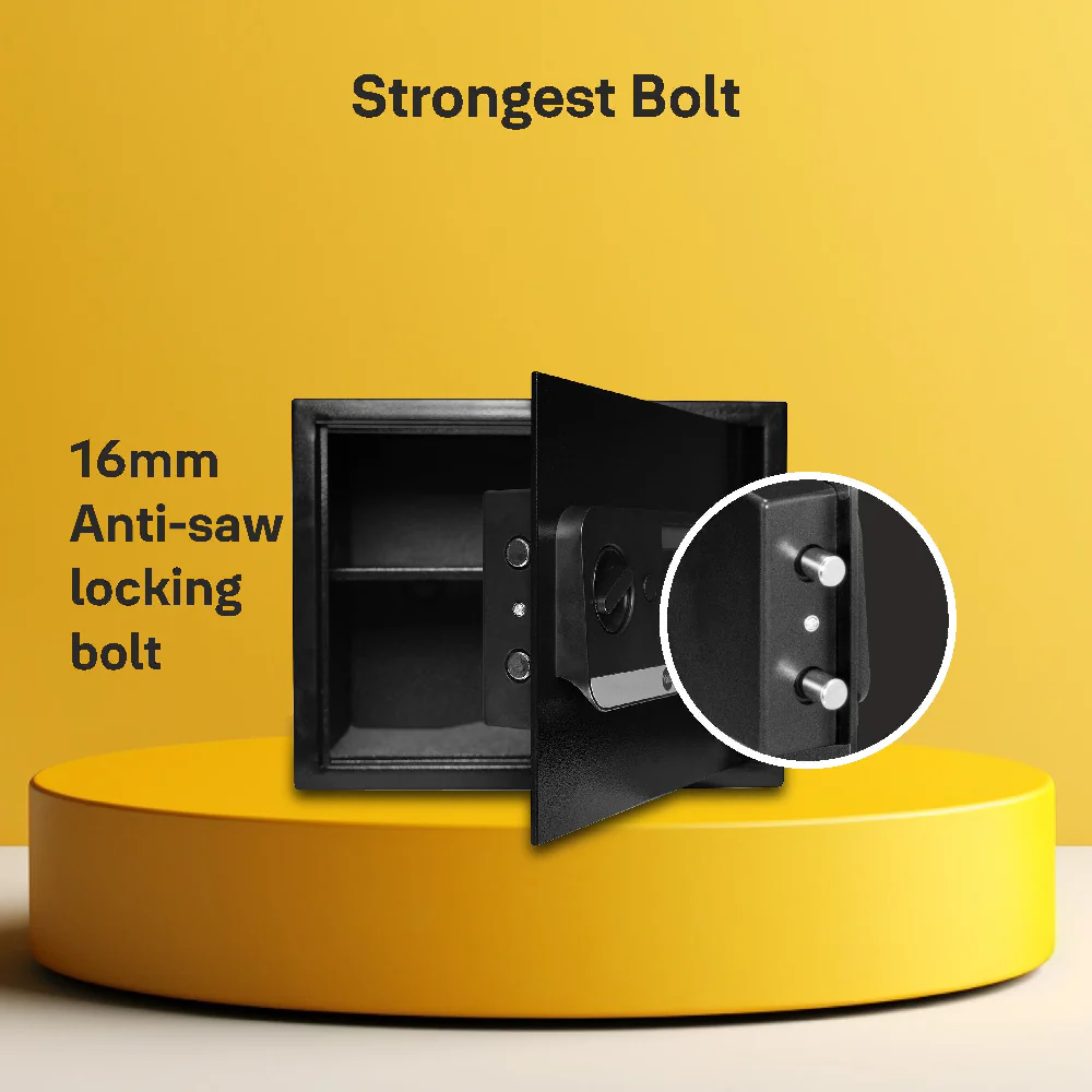 Yale Stellar 300 Biometric Safe locker with Keypad- Large for Home & Office, 27 Litres - Image 10