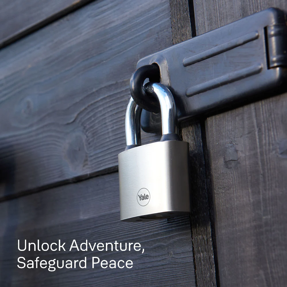 Y112/50/128/1 Yale 50mm Iron Disc Padlock (Pack of 2) with 3 Retaining Keys (With each lock) (Silver Finish) - Image 4