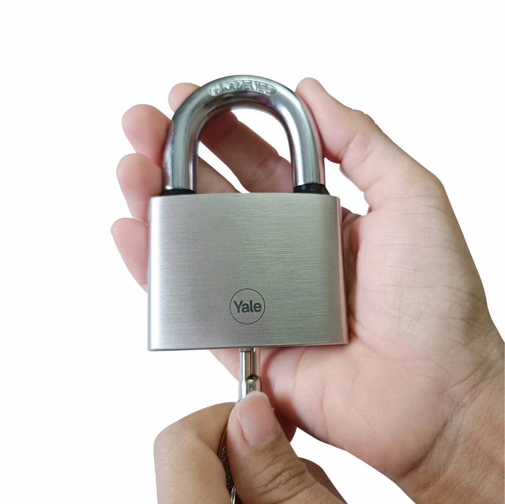 Y112/50/128/1 Yale 50mm Iron Disc Padlock (Pack of 2) with 3 Retaining Keys (With each lock) (Silver Finish) - Image 6