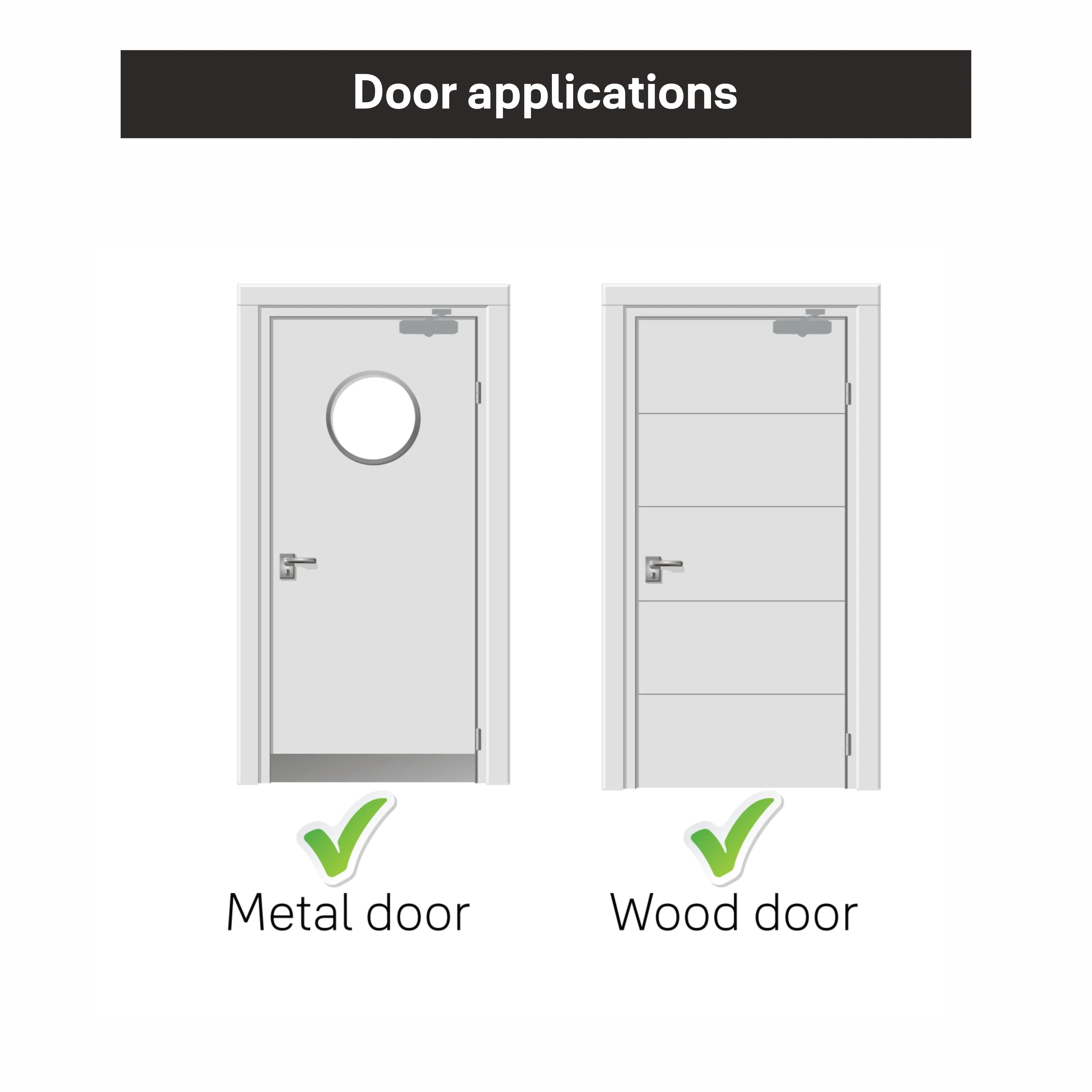 DCR 502 Door Closer, EN Size 2, door weight upto 45kg, Silver. Surface mounted - Image 6