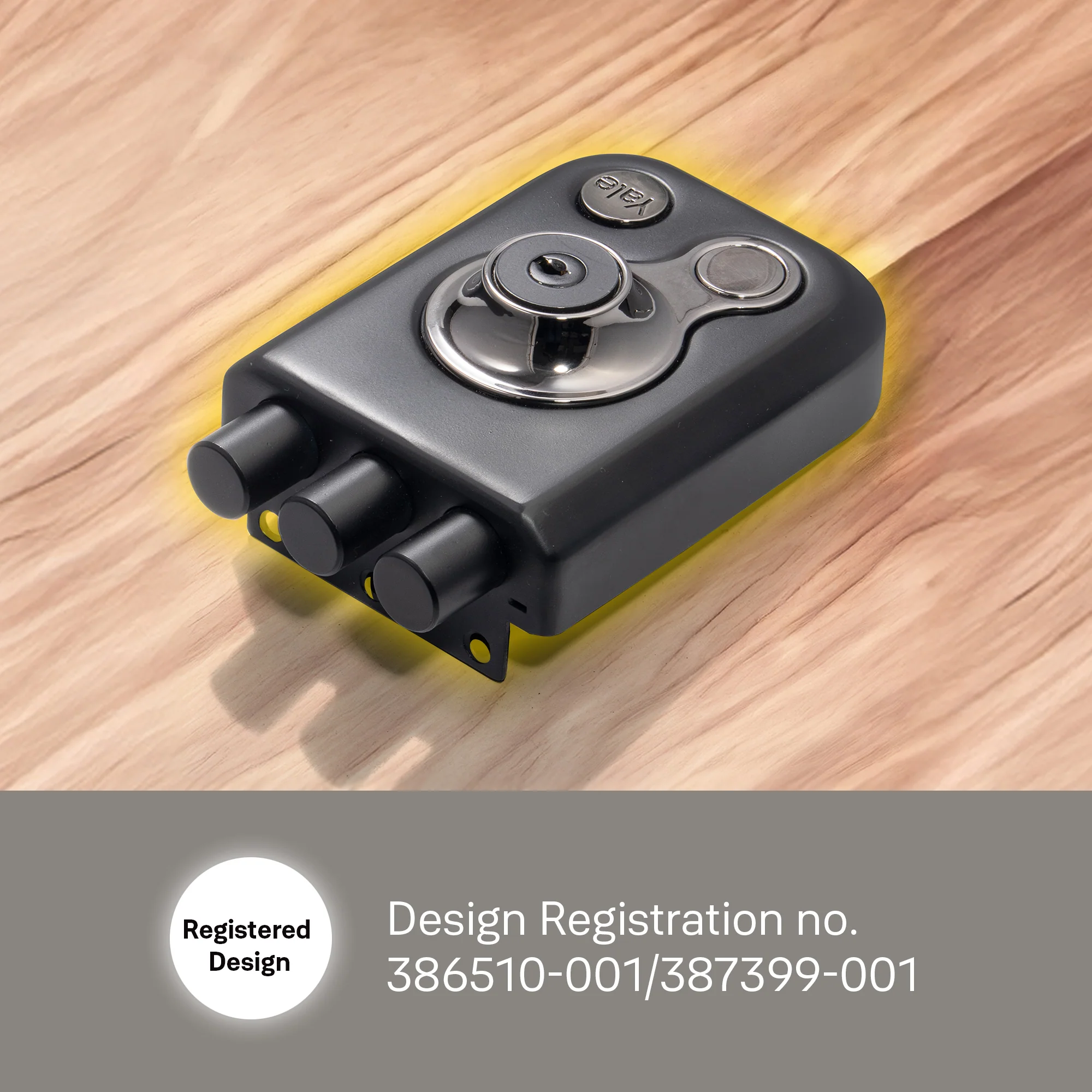 Yale Kratos™ Rim lock – 3 Deadbolt main door lock (KRT-3B-DC-BM/BN)  Brass Matt (BM) / Brushed Nickel (BN) - Image 6