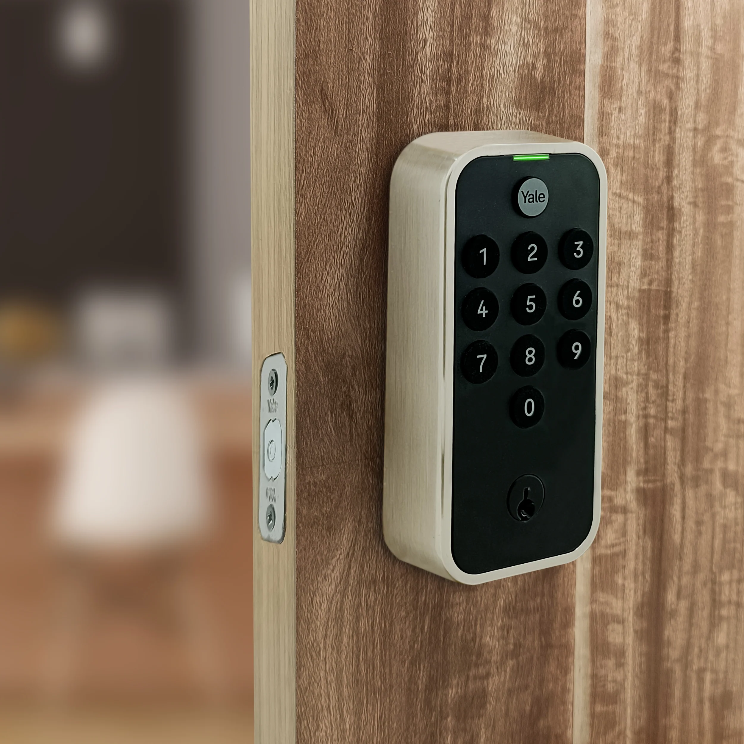 Yale TYE Digital Lock, Satin Nickel Finish, with PIN and Manual Key - Image 13