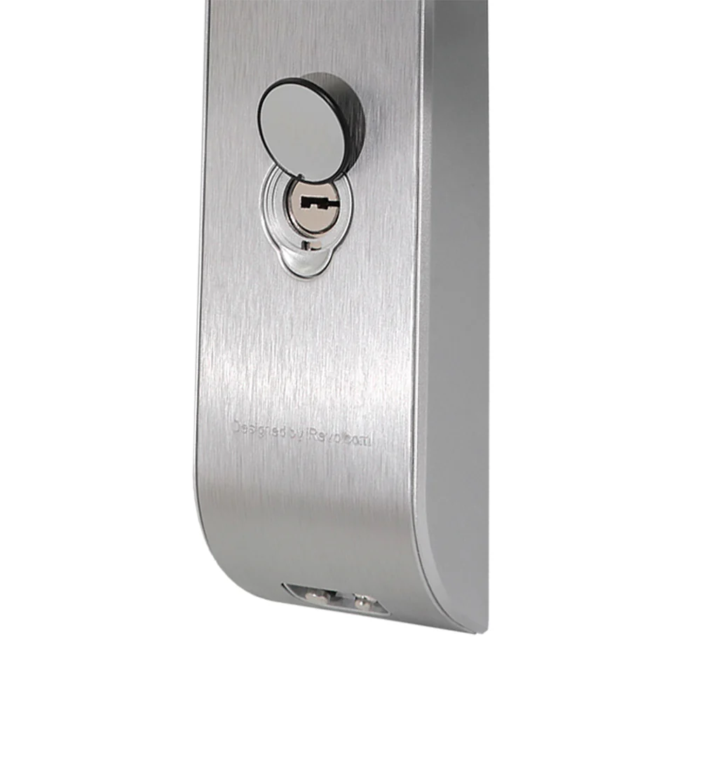 YDM 3115 AV Series- Smart Lock, Silver with PIN, RFID and Mechanical card - Image 14