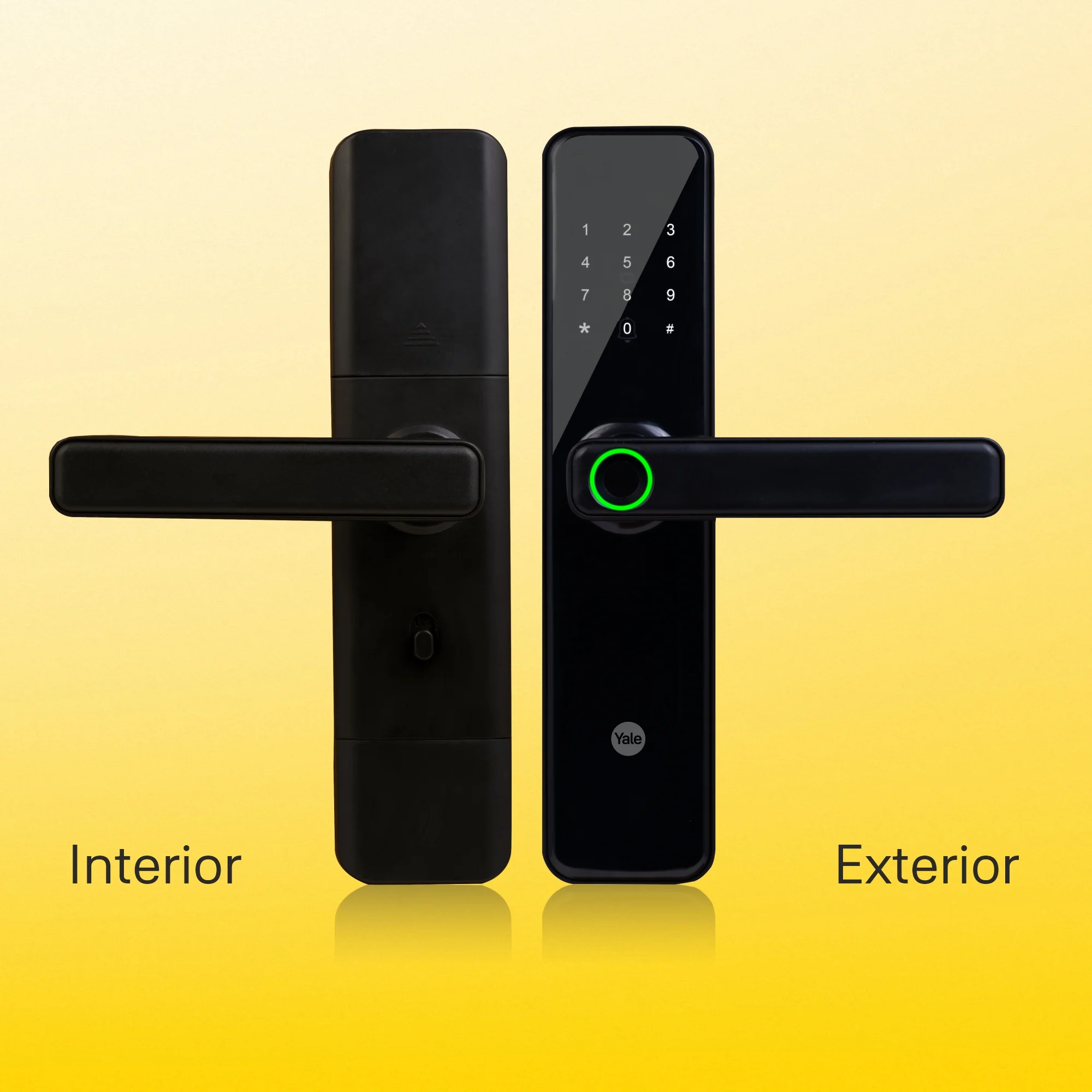 YDME50NxT Smart Door Lock, Black, Fingerprint, PIN, RFID, Manual Key Access - Image 13