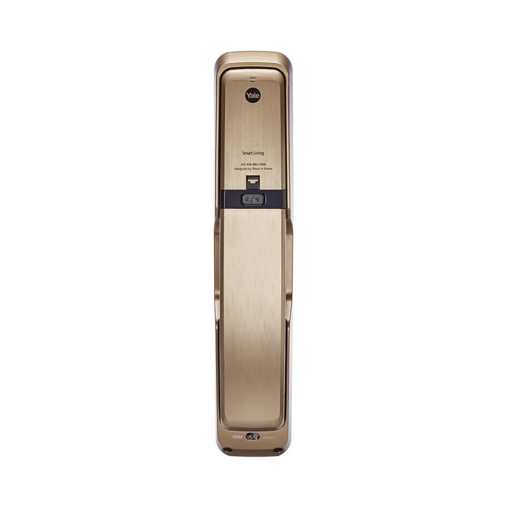 YMI 70 CG - A Series Push Pull Smart Lock, Red Gold (Bluetooth Module and Wifi Bridge Included) - Image 4