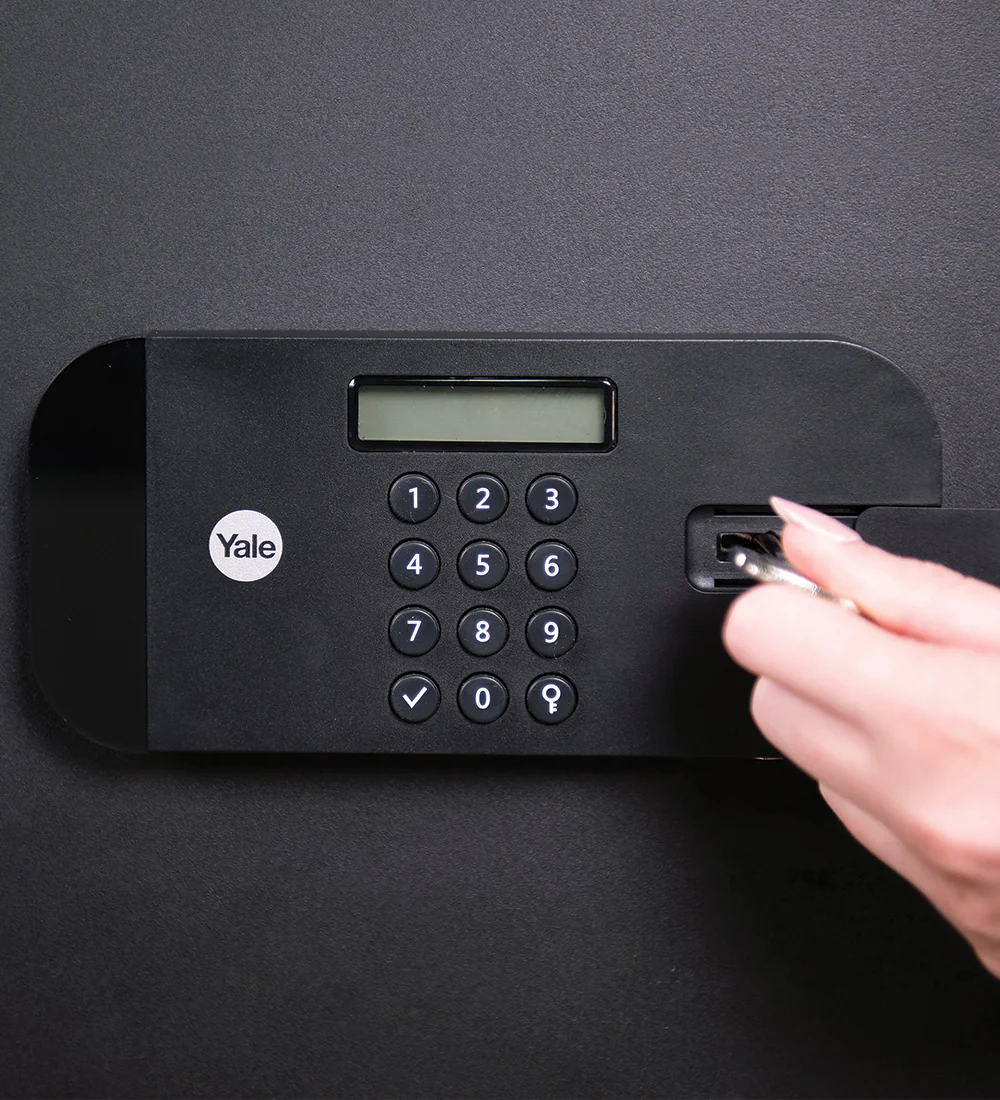 YSEB/250/EB1 High Security Compact Digital Safe Locker PIN, Black - Image 4
