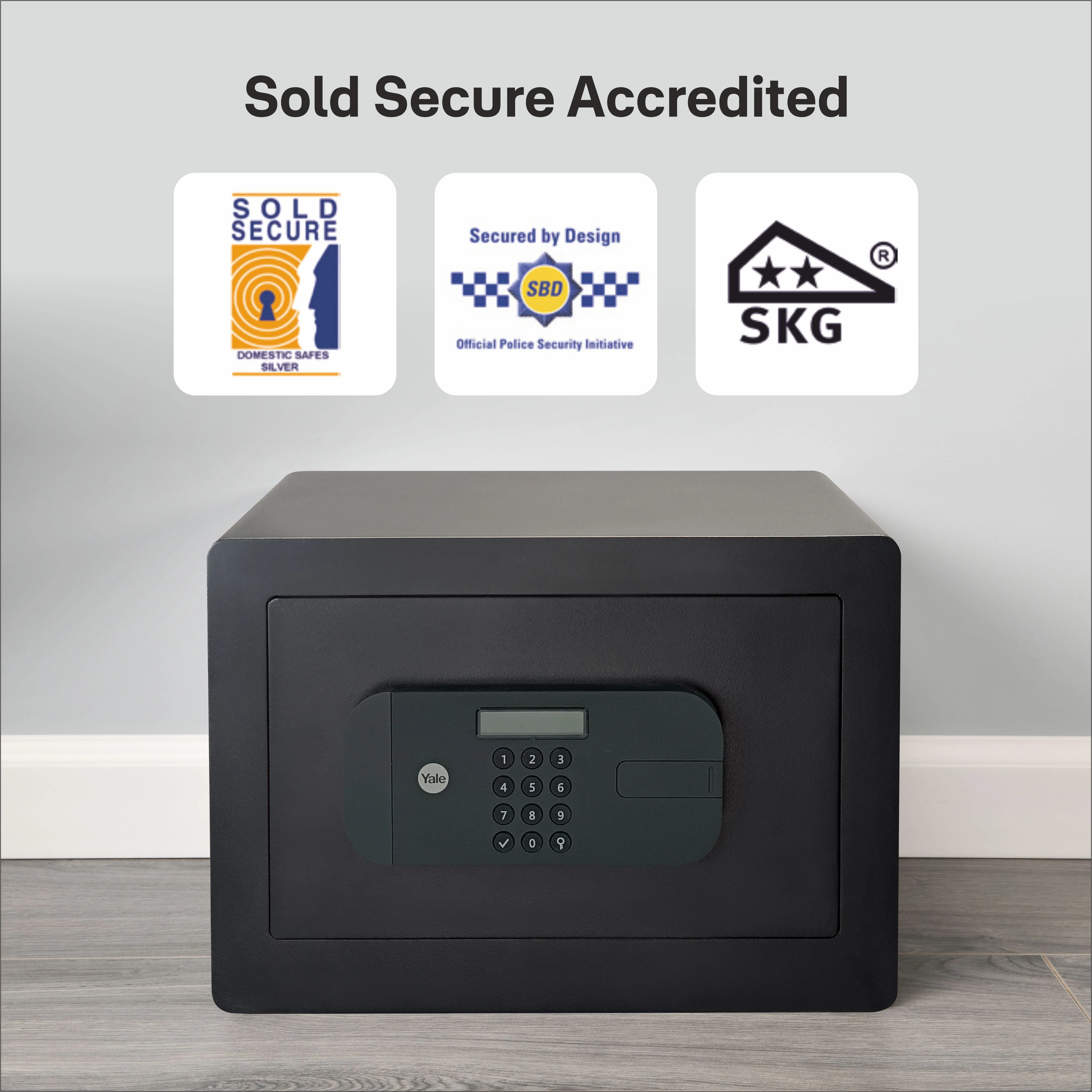YSFB/250/EB1 High Security Digital Safe Locker with Fingerprint and Pin Access - Black - Image 5