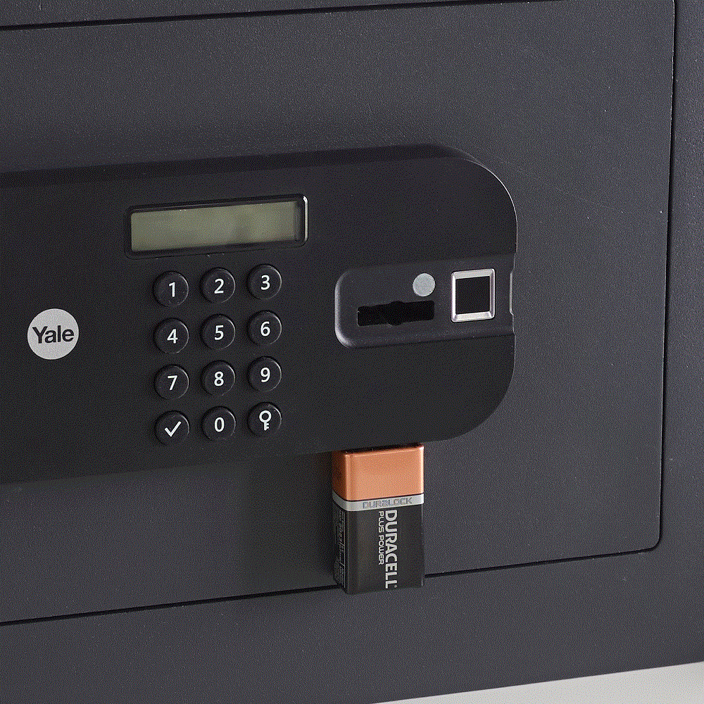 YSFB/250/EB1 High Security Digital Safe Locker with Fingerprint and Pin Access - Black - Image 9