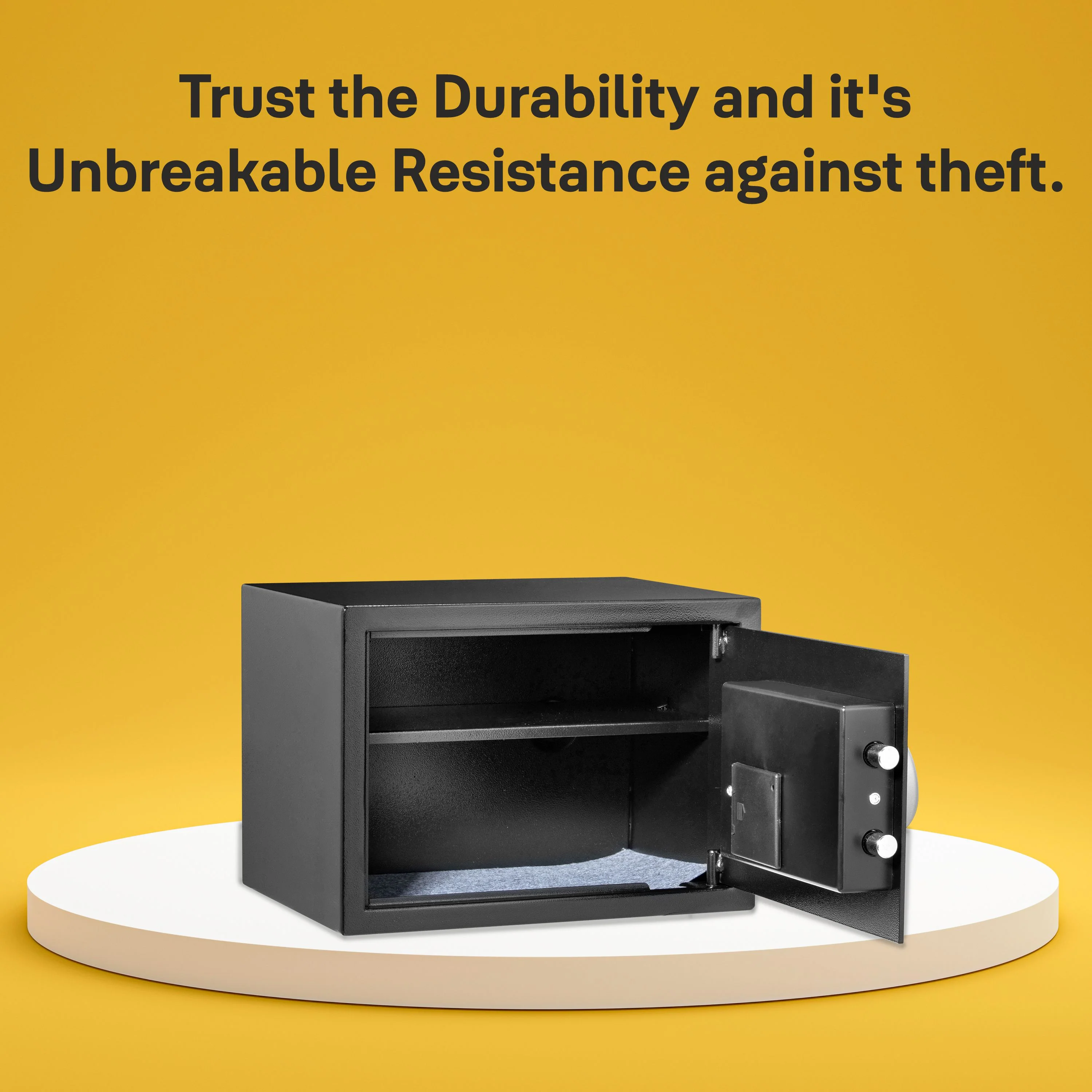 YSS/250/DB2 Home Security Safe lockers with Pincode Access- Black - Image 4