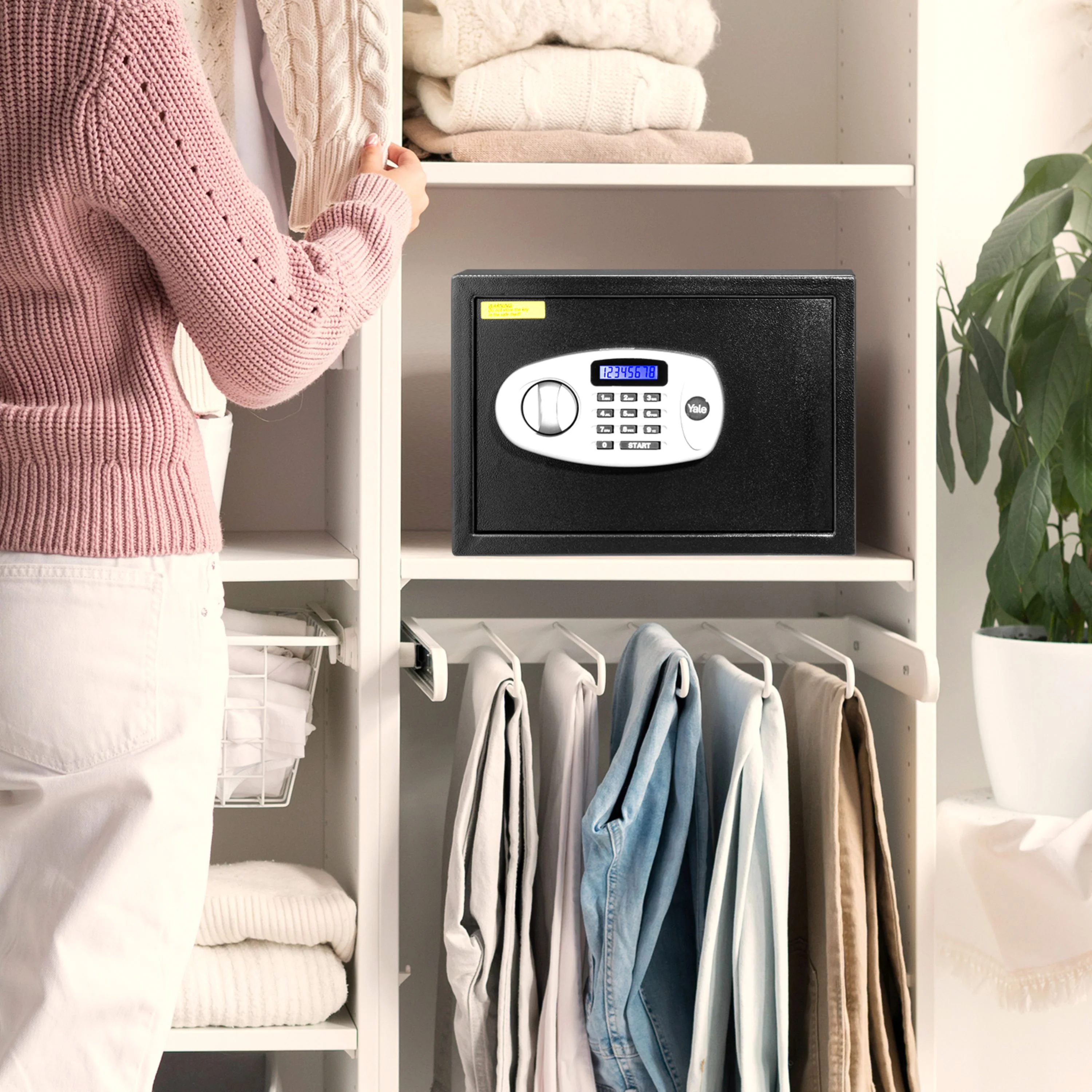 YSS/250/DB2 Home Security Safe lockers with Pincode Access- Black - Image 9