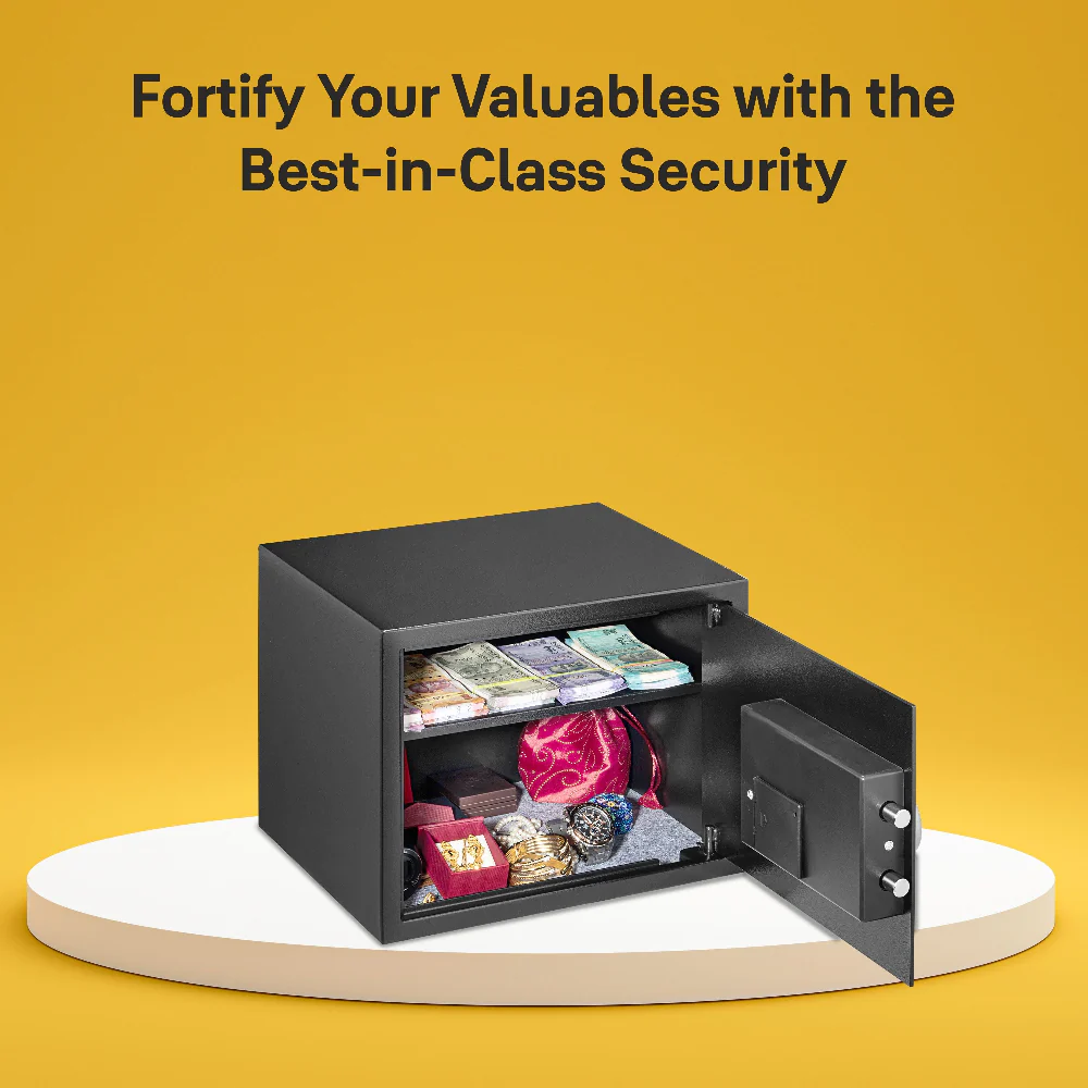 YSS/300/DB2  Home Security Safe locker with Pincode Access- Black - Image 10