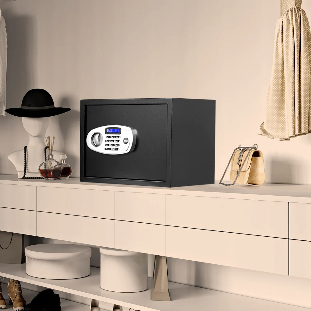 YSS/300/DB2  Home Security Safe locker with Pincode Access- Black - Image 14