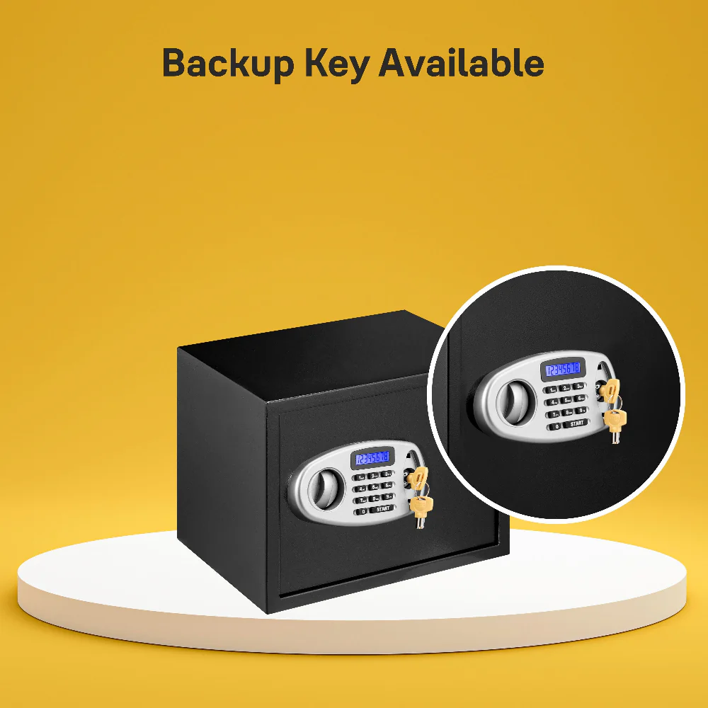 YSS/300/DB2  Home Security Safe locker with Pincode Access- Black - Image 5