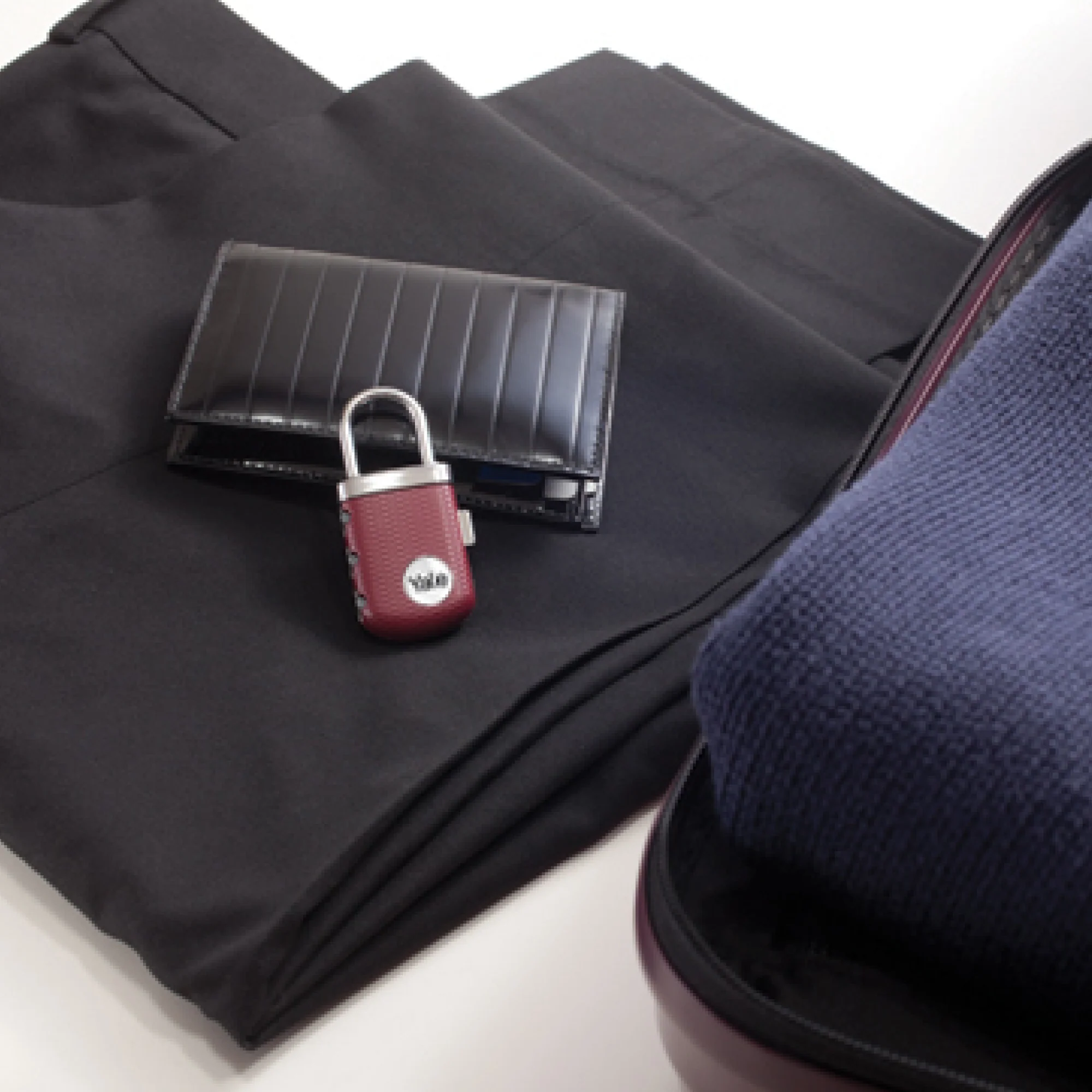 YTP3/31/123/1 Travel Series, Gem Combination Lock, Burgandy (Pack of 2) - Image 4